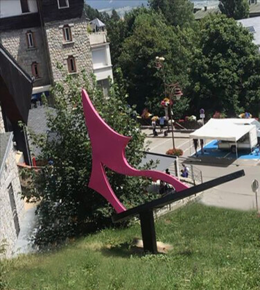 Sculpture titled "CREATION MONUMENTAL…" by Gerard Bogo, Original Artwork, Stainless Steel