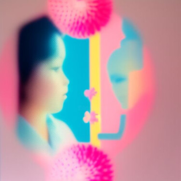 제목이 "Non aver paura"인 디지털 아트 Mariacristina Valletti로, 원작, AI 생성 이미지