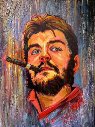 绘画 标题为“Che Guevara nr.3” 由Alex Loreci, 原创艺术品, 丙烯