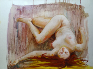Schilderij getiteld "💛 Gymnopedie" door Isabel Mahe, Origineel Kunstwerk, Olie