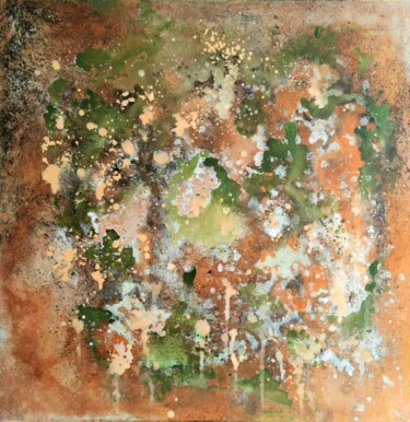 Painting titled "Looked Up to You" by Stéphanie Maillart, Original Artwork, Acrylic Mounted on Wood Stretcher frame