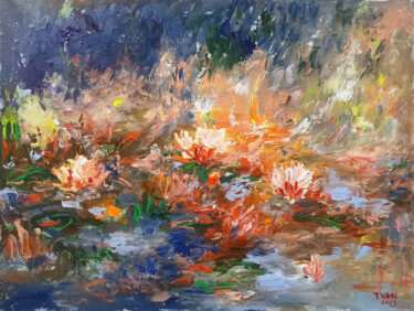 in the summer sun(90x120) 绘画 标题为“in the summer sun(9…” 由Anh Tuan Le, 原创艺术品, 丙烯