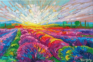 绘画 标题为“I love this Painting” 由Vanya Georgieva, 原创艺术品, 油 安装在木质担架架上