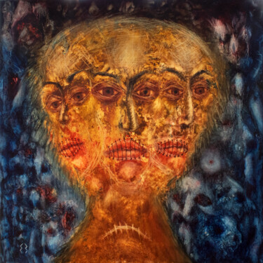 TIME TO BE SILENT 绘画 标题为“TIME TO BE SILENT” 由Екатерина Захарова, 原创艺术品, 油 安装在木质担架架上