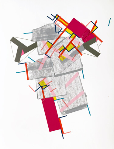 绘画 标题为“Dhaaka vs Splacc 1” 由Philippe Halaburda, 原创艺术品, 丙烯