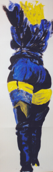 Painting titled ""22.03.1999(22:40)"" by Walter Roos, Original Artwork, Acrylic