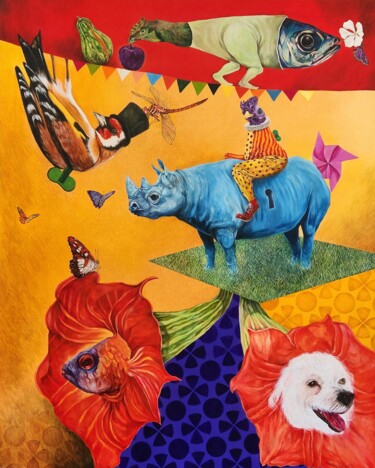 "Pinwheel" başlıklı Tablo Orestes Barrios Maranon tarafından, Orijinal sanat, Akrilik