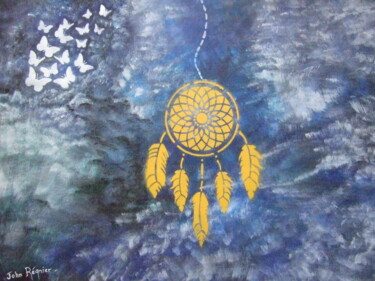 Peinture intitulée "Dream's 2" par John Regnier, Œuvre d'art originale, Acrylique Monté sur Carton