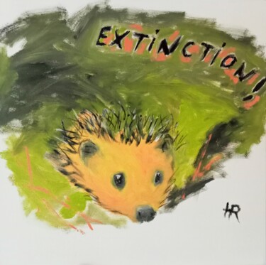 绘画 标题为“extinction n°2” 由Hervé Rayot, 原创艺术品, 丙烯