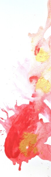 Peinture intitulée "Energie Coquelicots" par Laura Rucinska (Eos), Œuvre d'art originale, Acrylique