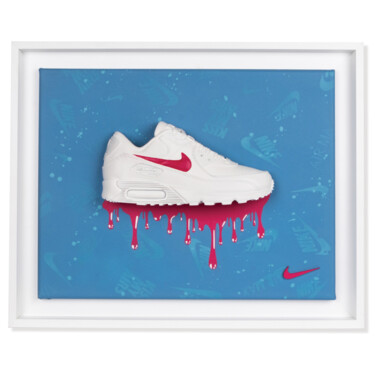 雕塑 标题为“Airmax ODYSSEY” 由Ske, 原创艺术品, 丙烯 安装在木质担架架上