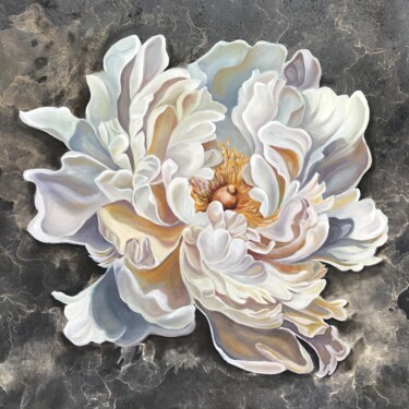 Whispers of Gold Pittura intitolato "Whispers of Gold" da Olga Volna, Opera d'arte originale, Olio