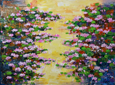 绘画 标题为“Water lily, Flower…” 由Anh  Tuan Le, 原创艺术品, 丙烯