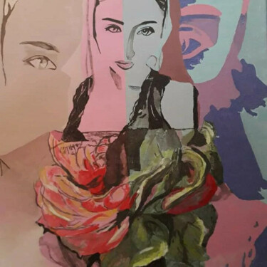 绘画 标题为“Mia nipote 1” 由Mariacristina Valletti, 原创艺术品, 丙烯