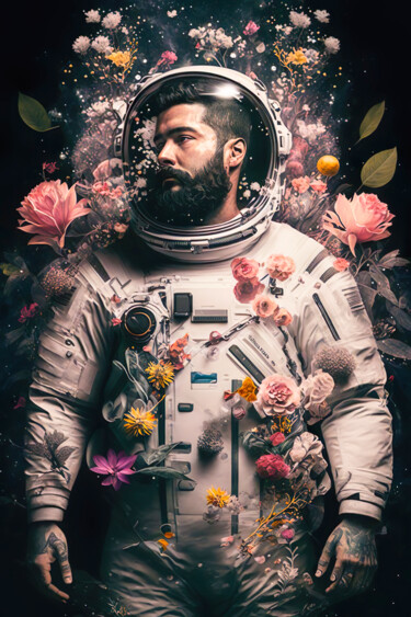 数字艺术 标题为“Cosmos pop 7” 由Serge Gualini, 原创艺术品, AI生成的图像
