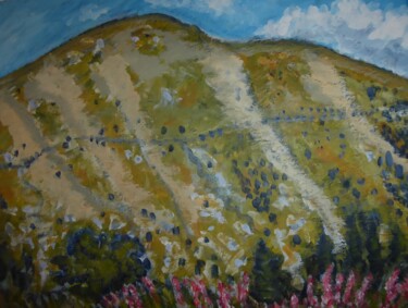 Pintura intitulada "Paysage de La Salet…" por Nicolas Cavuoto, Obras de arte originais, Óleo