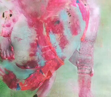 Peinture intitulée "D ou viens tu toi ?" par Any, Œuvre d'art originale, Acrylique