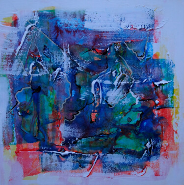 Peinture intitulée "monde onirique10" par Jean Luc Millogo, Œuvre d'art originale, Acrylique Monté sur Châssis en bois