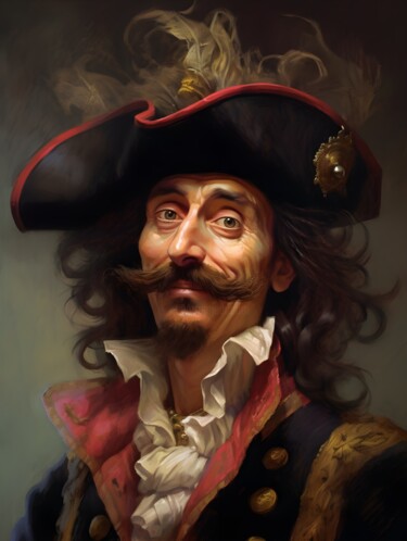 Digital Arts titled "The Capitan" by Wonder Art, Original Artwork, 2D Digital Work