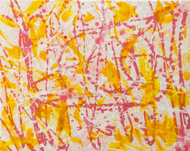 Painting titled "Sensual brightness" by Mariia Dakych, Original Artwork, Acrylic Mounted on Wood Stretcher frame