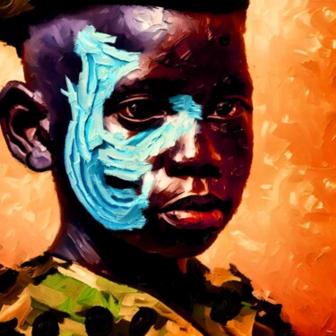 CHILDREN OF WAR (AFRICA) 4 Digitale Kunst getiteld "CHILDREN OF WAR (AF…" door Otis Porritt, Origineel Kunstwerk, 2D Digital Work