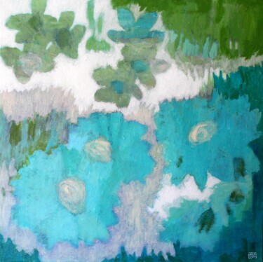 Peinture intitulée "Paysage Intérieur I…" par Sophie Barthélémy, Œuvre d'art originale, Acrylique Monté sur Châssis en bois
