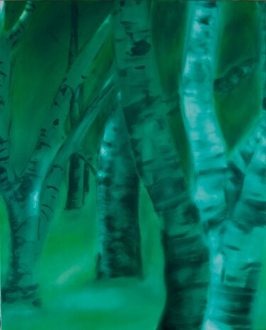 VEGETAL 18 ou Conversation secrète Painting titled "VEGETAL 18 ou Conve…" by Marc Barn, Original Artwork, Oil