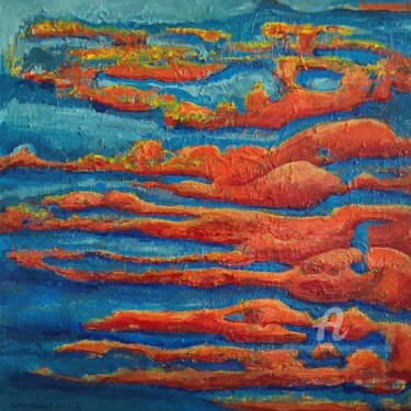 Painting titled "Barbary" by Andrew Walaszek, Original Artwork, Acrylic Mounted on Wood Stretcher frame
