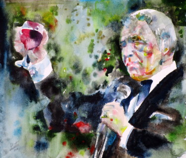 绘画 标题为“FRANK SINATRA” 由Lautir, 原创艺术品, 水彩
