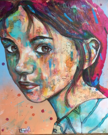 Peinture intitulée "La repetite" par Pascal Fairier, Œuvre d'art originale, Acrylique