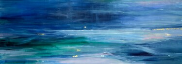 Painting titled "Night on the Baltic…" by Anna Evtushenko, Original Artwork, Oil
