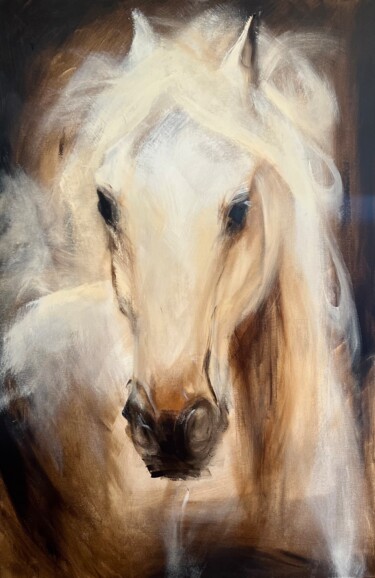 Peinture intitulée "Edgar" par Tamara Andjus, Œuvre d'art originale, Acrylique