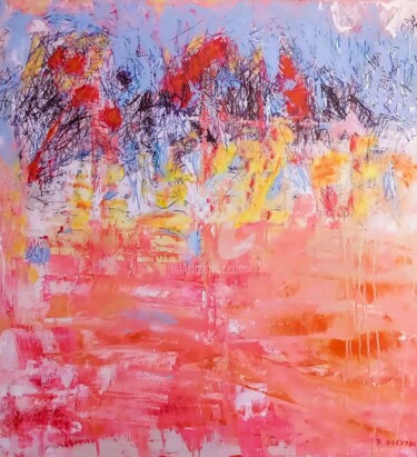 Peinture intitulée "SERENITE" par Bernard Goeytes, Œuvre d'art originale, Acrylique Monté sur Châssis en bois