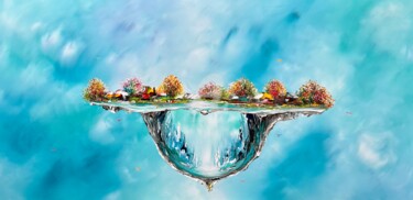绘画 标题为“My World,.,..” 由Gena Genadyj, 原创艺术品, 丙烯