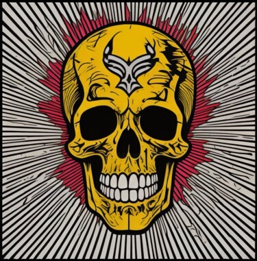 印花与版画 标题为“skullpop series #081” 由Skullvers3, 原创艺术品, 数字打印