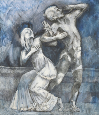 绘画 标题为“#16 “The method of…” 由Alexander Chalovsky, 原创艺术品, 丙烯 安装在木质担架架上