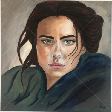 Peinture intitulée "La Sprimonde" par Sarah Houry, Œuvre d'art originale, Huile Monté sur Châssis en bois