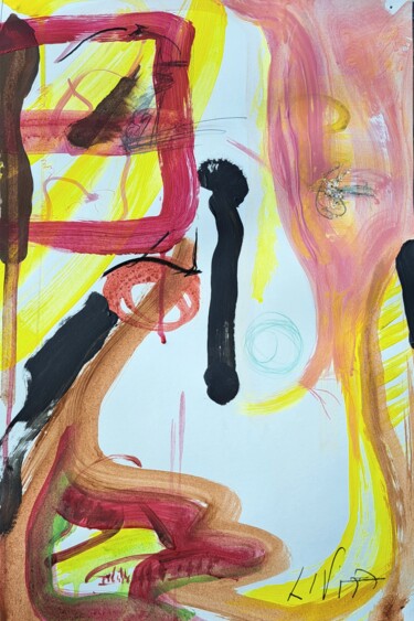 绘画 标题为“Ermite 28 Like a ho…” 由Mark Peintre, 原创艺术品, 丙烯