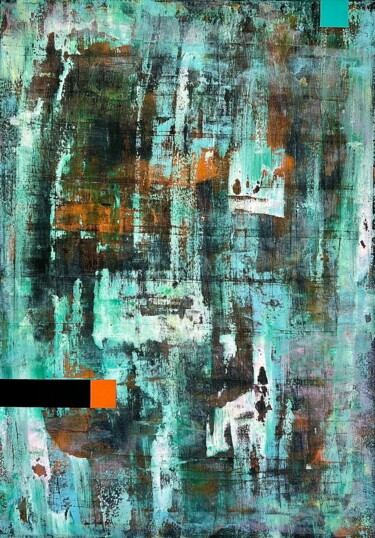 Painting titled "Hope Remains" by Gordeco®, Original Artwork, Acrylic