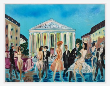 Peinture intitulée "Rien ne va plus, le…" par Jean Wallis, Œuvre d'art originale, Huile Monté sur Châssis en bois