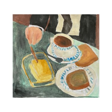 绘画 标题为“Breakfast Painting” 由Irfan Ajvazi, 原创艺术品, 丙烯