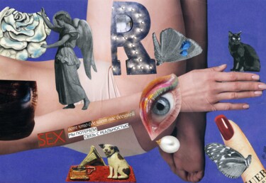 Peinture intitulée "Collage That's what…" par Ekaterina Shytova, Œuvre d'art originale, Collages