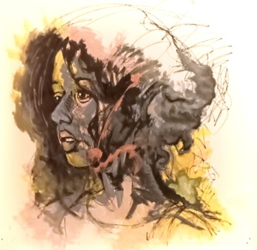 Painting titled "Sans titre" by Steve Spid, Original Artwork, Acrylic