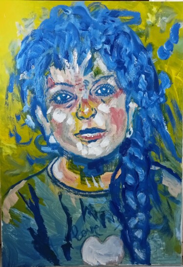Painting titled "ST" by Steve Spid, Original Artwork, Acrylic