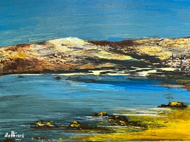 제목이 "Le grand lac 2"인 미술작품 Daniel Bathiard로, 원작, 기름