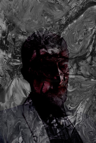 数字艺术 标题为“Self Portrait, Temp…” 由Grymc, 原创艺术品, 数字油画