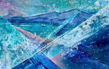 Painting titled "Surf" by Natasha Zhukova, Original Artwork, Acrylic