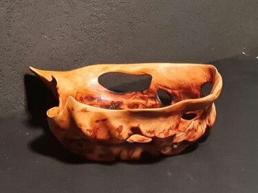 Sculpture titled "Schale II" by Adler, Original Artwork, Wood