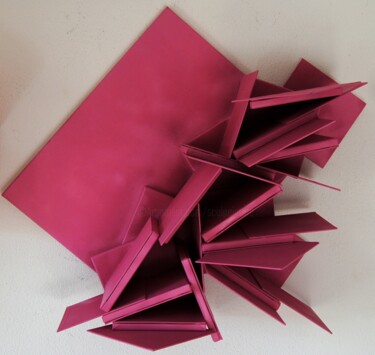 Sculpture intitulée "N°5" par Marc, Œuvre d'art originale, Bombe aérosol