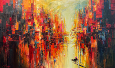 Brilliant summer Pittura intitolato "Brilliant summer" da Ngoc Quan Le, Opera d'arte originale, Olio